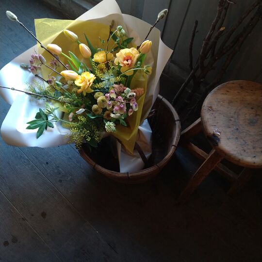 オレンジの花束